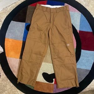 dickies uo exclusive cut off relaxed fit work pant / size 30x27